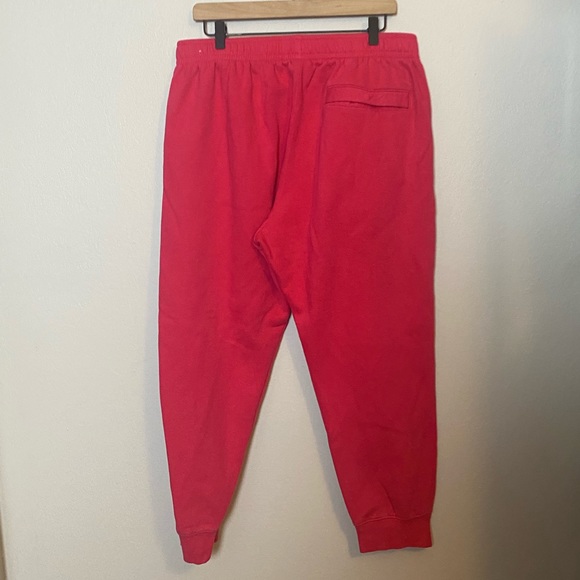 Nike Sportswear Men's Club Fleece Joggers Sweatpants Pink Punch - Picture 6 of 6